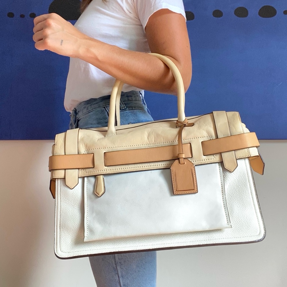 REED KRAKOFF White and Cream Handbag